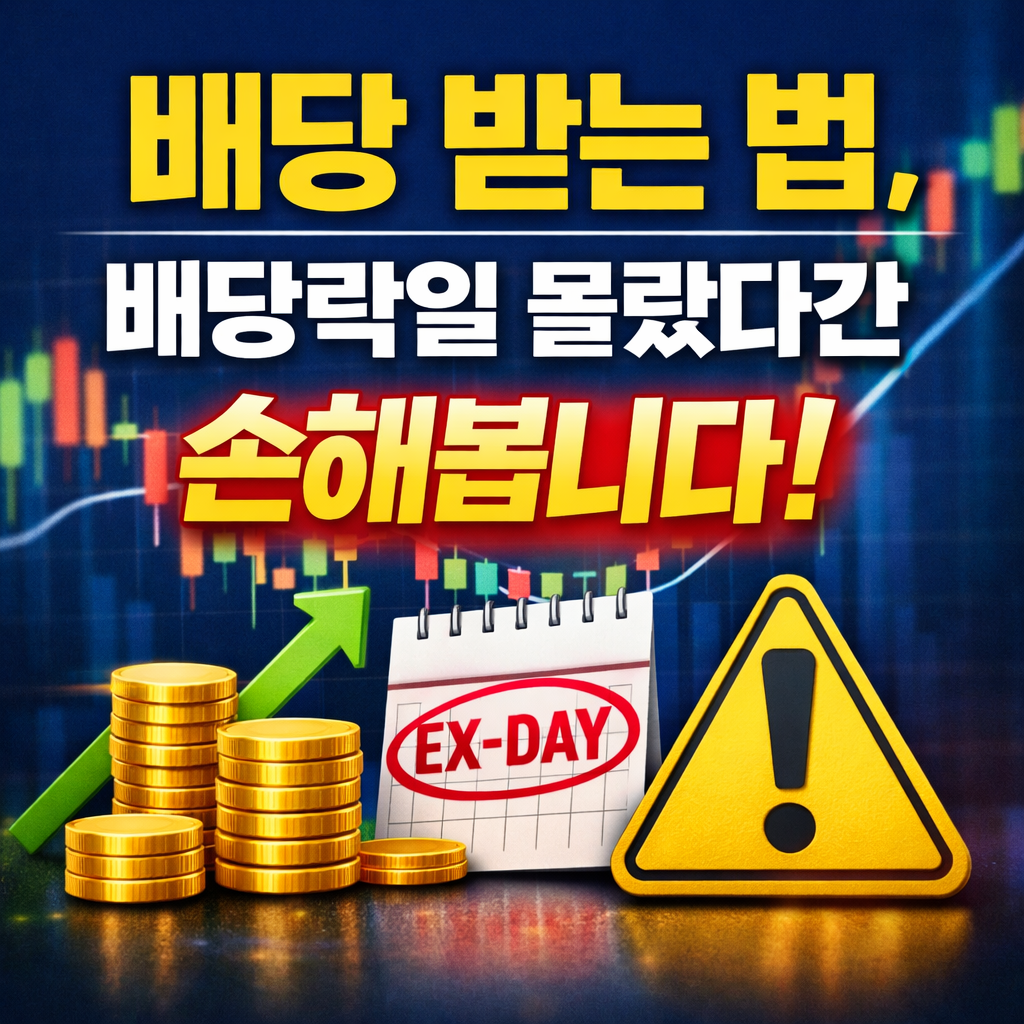 배당락일 뜻과 날짜 총정리 배당 받으려면 꼭 알아야 할 조건
