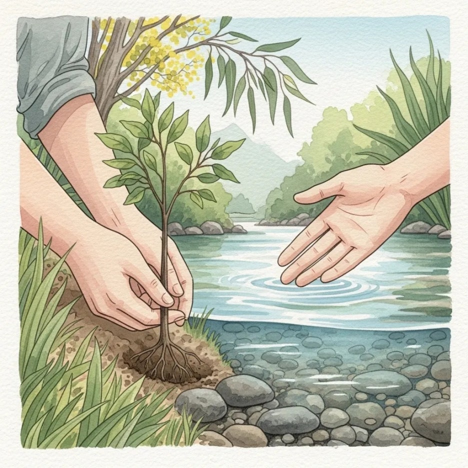 환경 보호를 위한 작은 노력의 손길