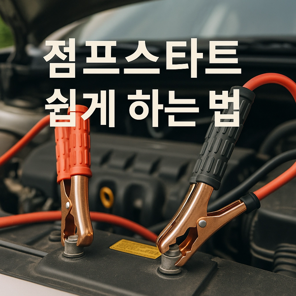 자동차 배터리 방전 시 점프스타트 직접 안전하게 하는 방법 완벽 정리