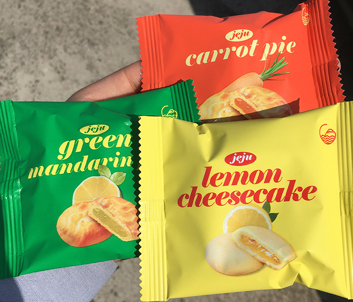 제주-당근파이-청귤파이-레몬치즈케익