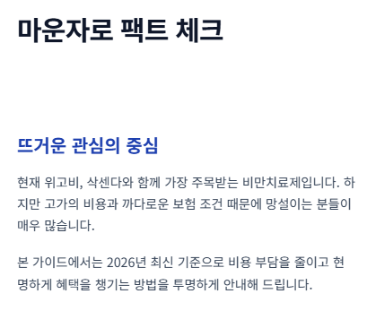 마운자로 가격