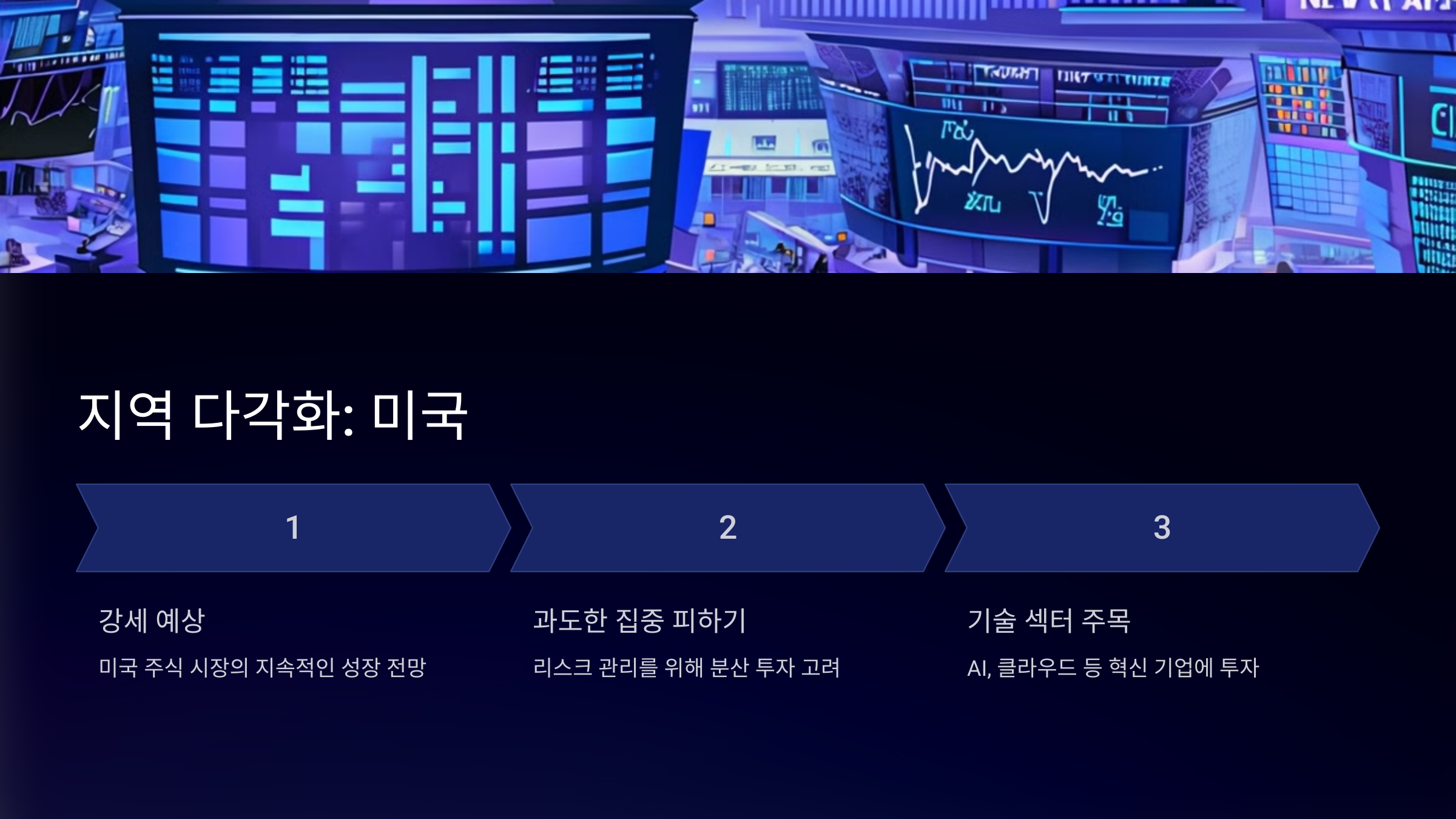 지역 다각화: 미국