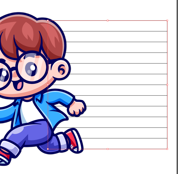 달리기 효과선 만들기 일러스트레이터 포토샵 13