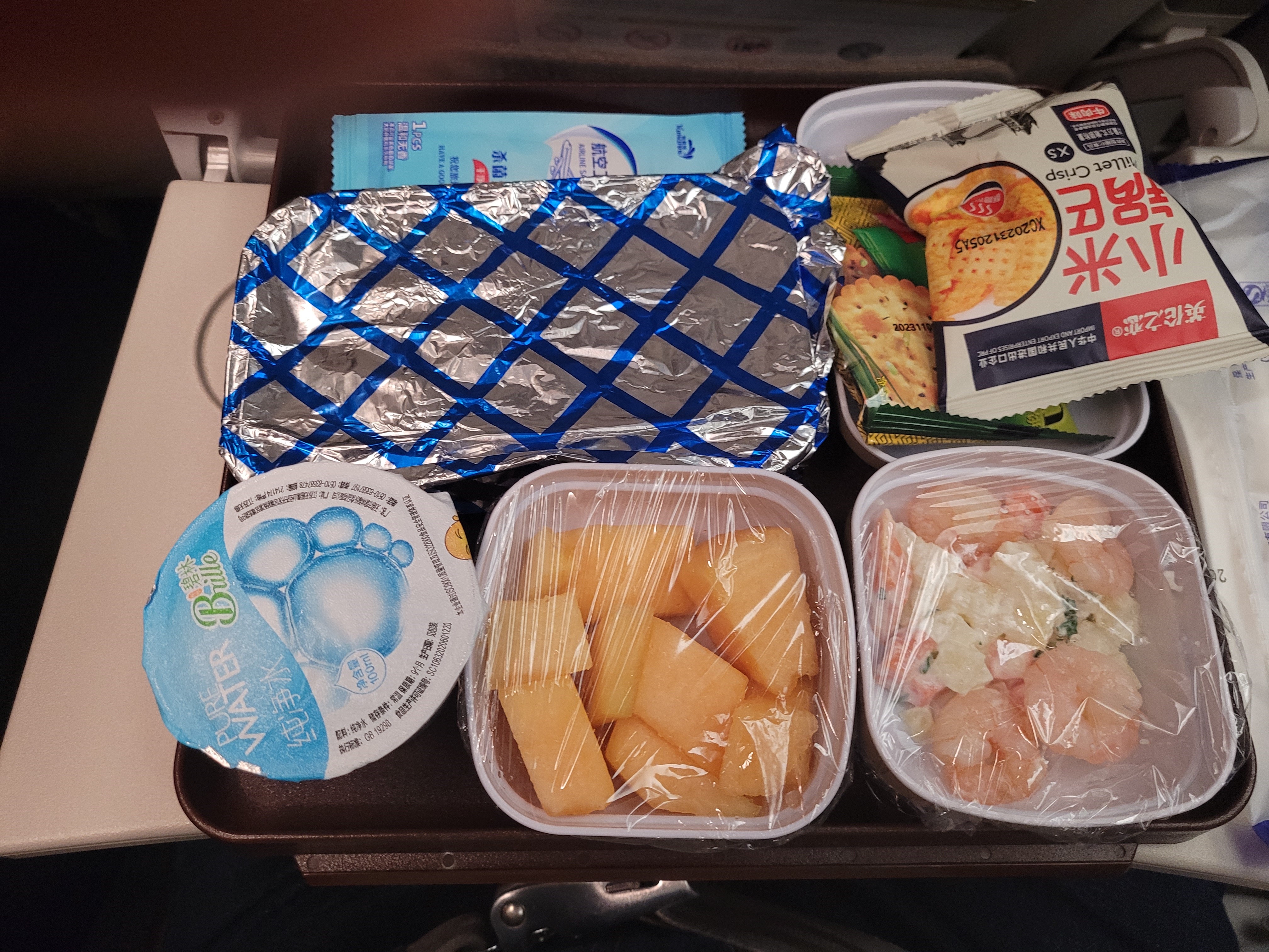 태국 푸켓행 FM857 기내식