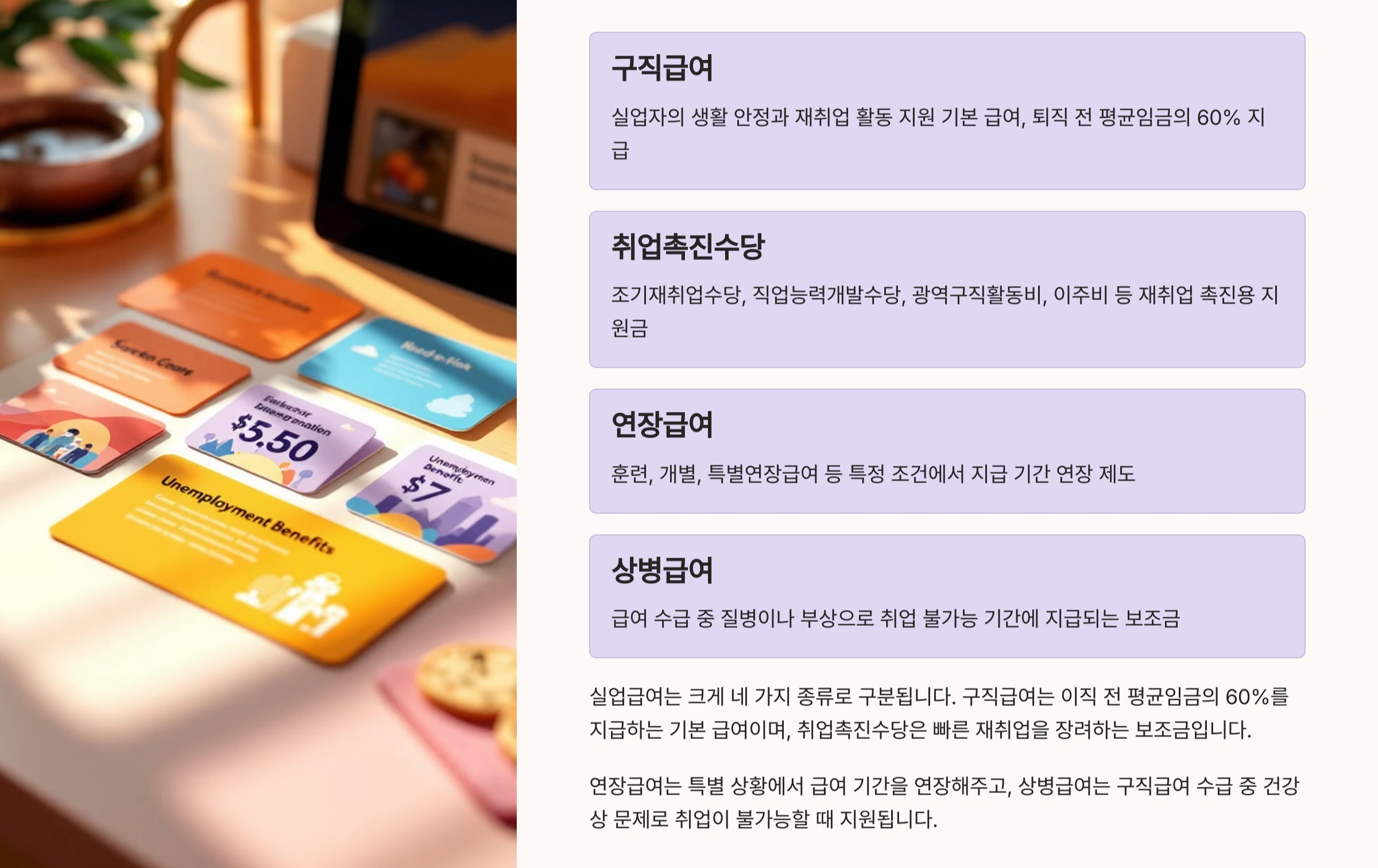 실업급여 종류