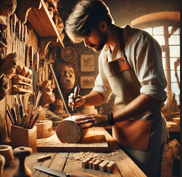 남성, 공방 작업 이미지 사진