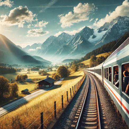 기차 여행 관련 사진