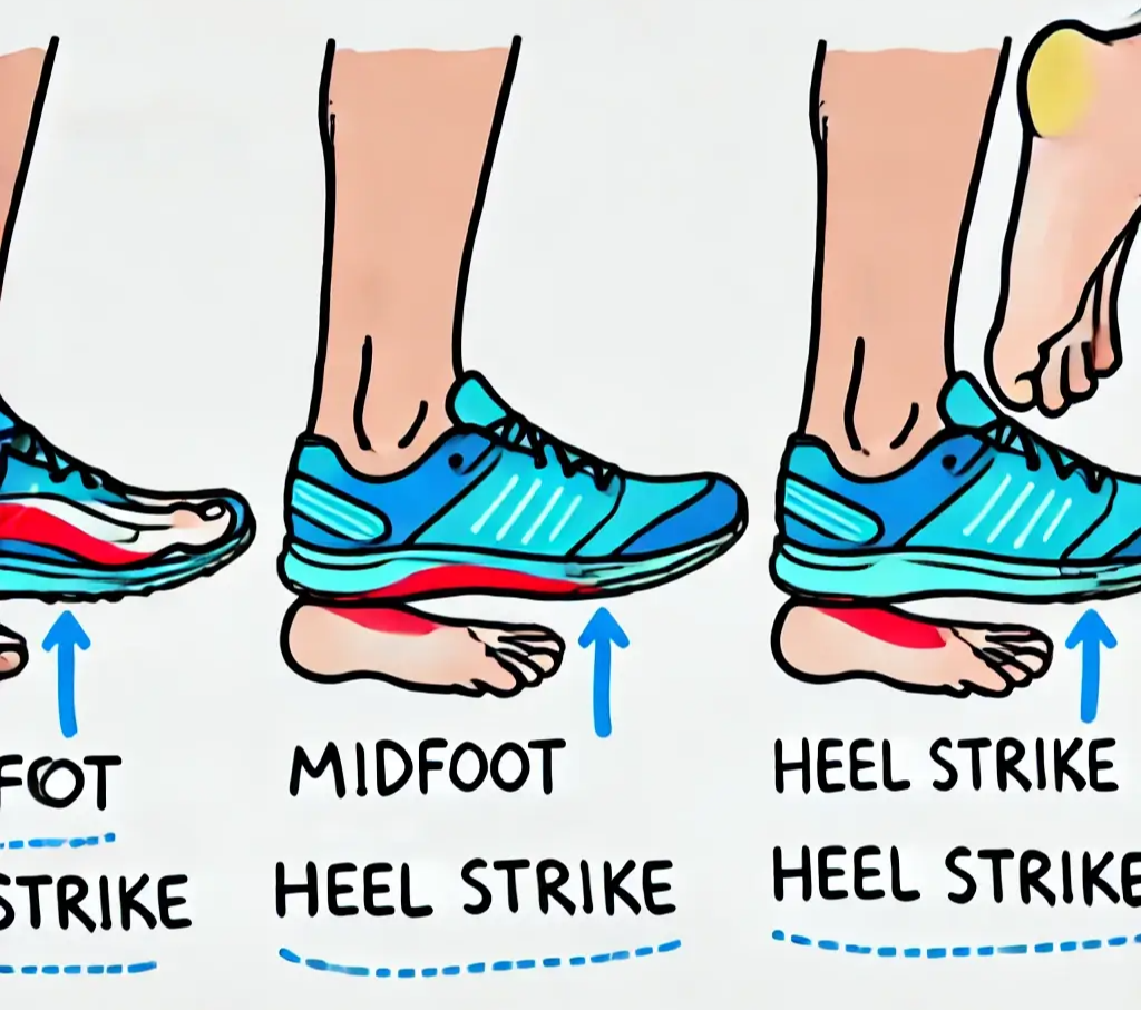 포어 풋, 미드 풋, 힐 풋