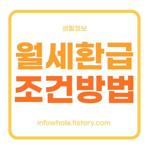 2023 전월세 환급 방법,조건,환급금 신청 총 정리