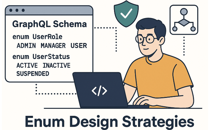 GraphQL Enum 타입 설계 전략 삽화 이미지