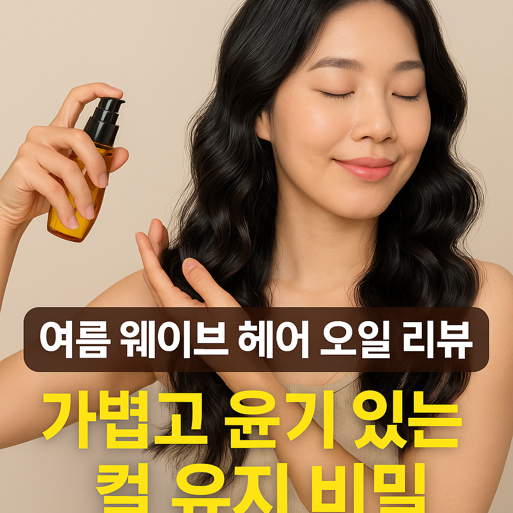 웨이브 헤어 오일