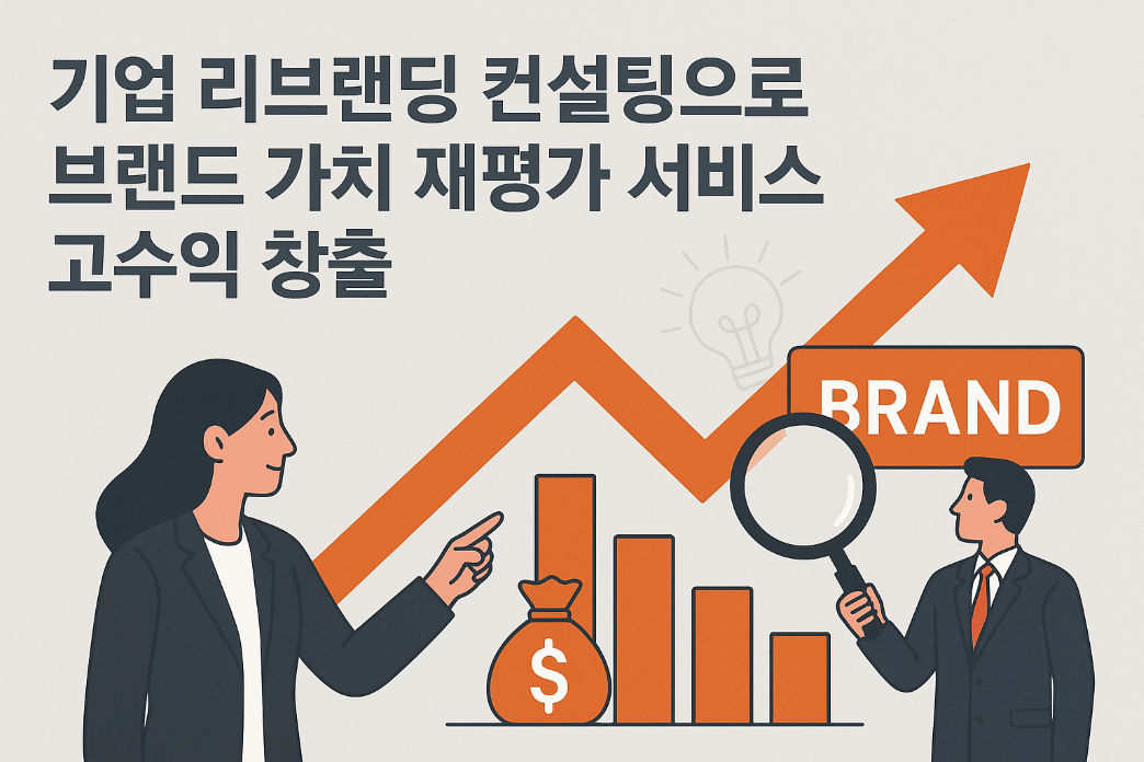 기업 리브랜딩 컨설팅으로 브랜드 가치 재평가 서비스 고수익 창출