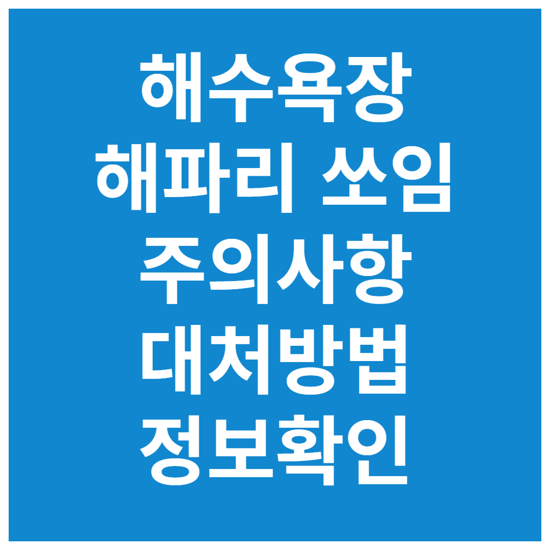 해파리-쏘임-예방-방법과-주의해야-할-해변-및-지역