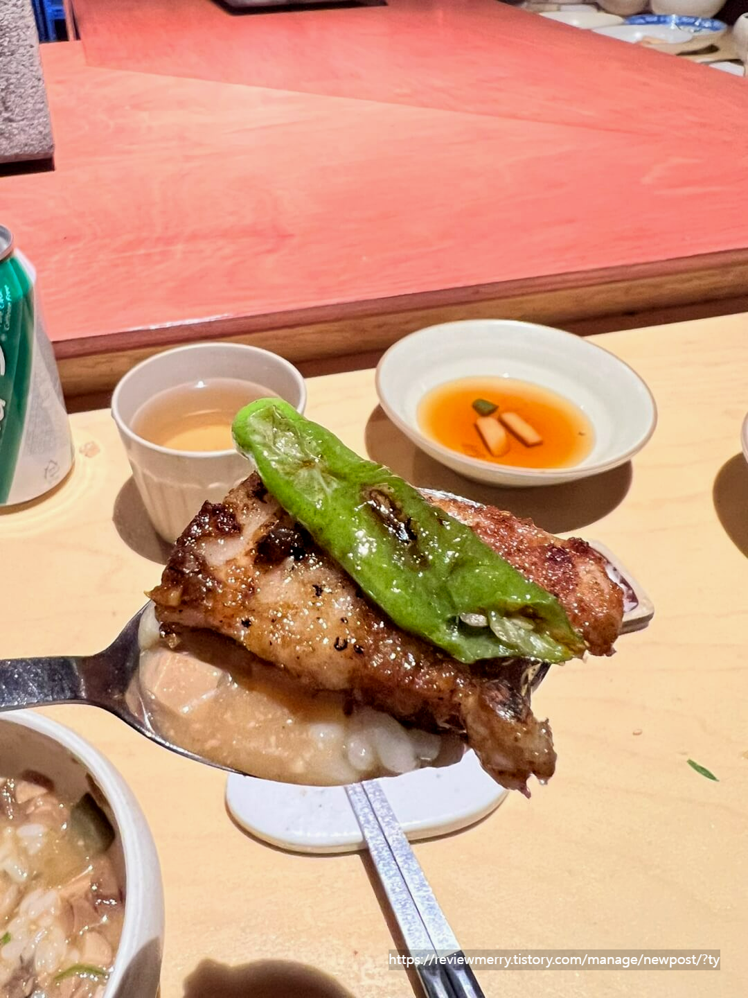 우렁된장국 삼겹살 사진