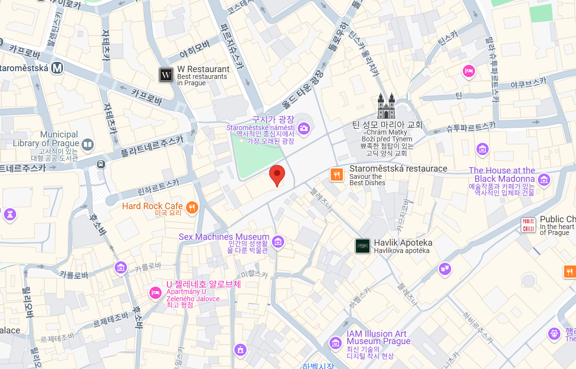 부다페스트 지도 사진