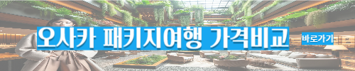 오사카 패키지 여행 가격비교