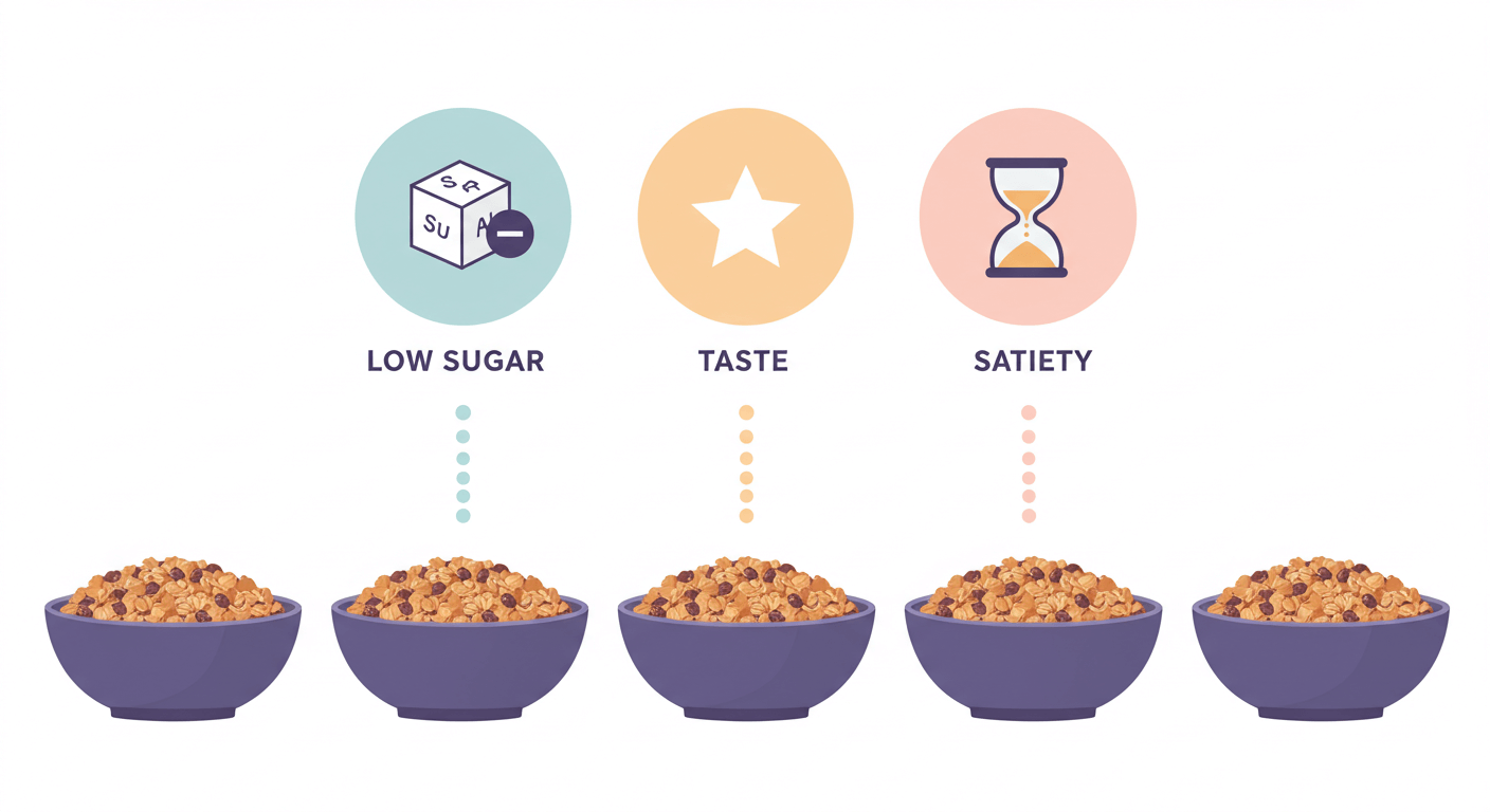 그래놀라 TOP5 (저당, 맛, 포만감)