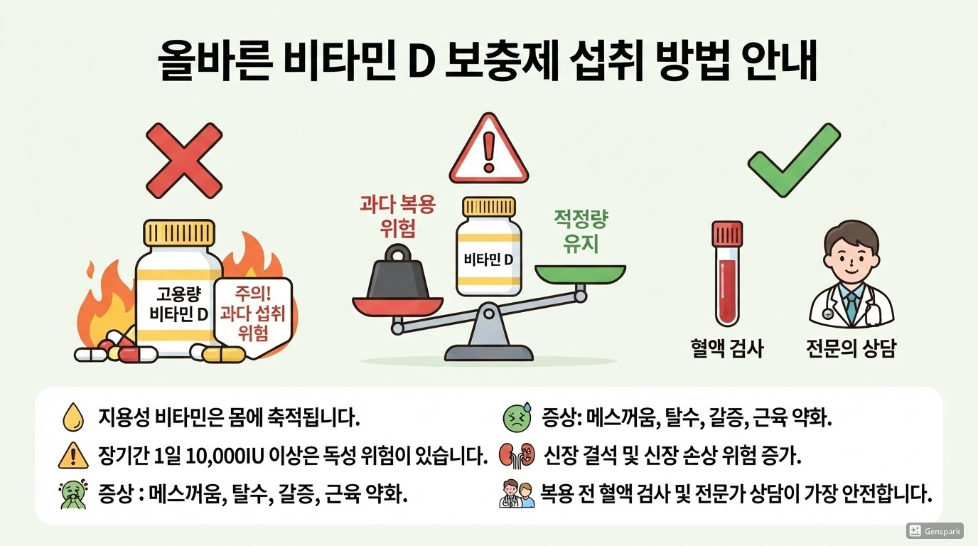 비타민D 영양제 안전하게 복용하는 방법