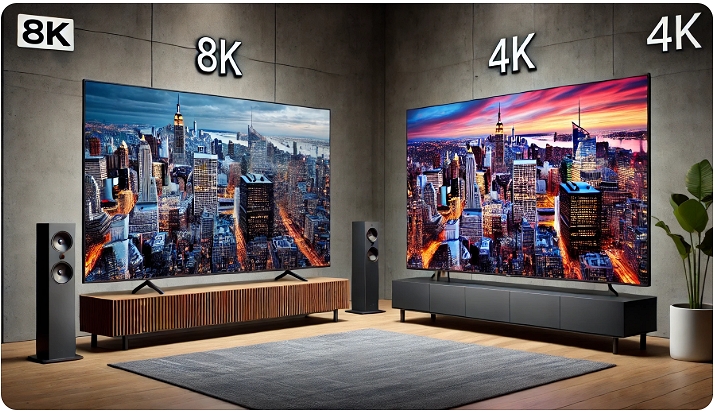 8K 디스플레이가 아직 대중화되지 못하는 이유: 해상도와 콘텐츠, 인간의 눈이 인식할 수 있는 한계