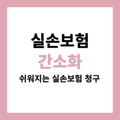 실손보험 청구 간소화