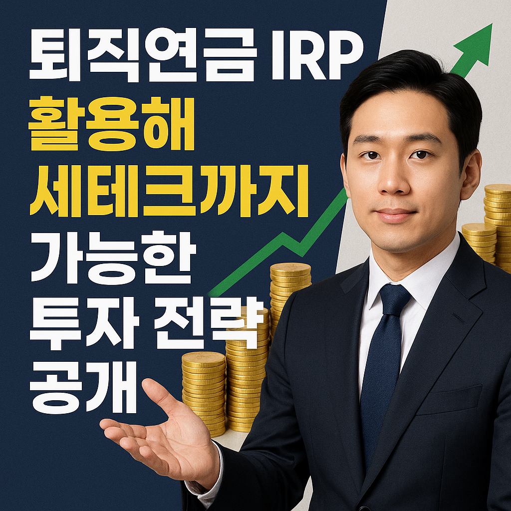 퇴직연금 IRP 활용해 세테크까지 가능한 투자 전략 공개