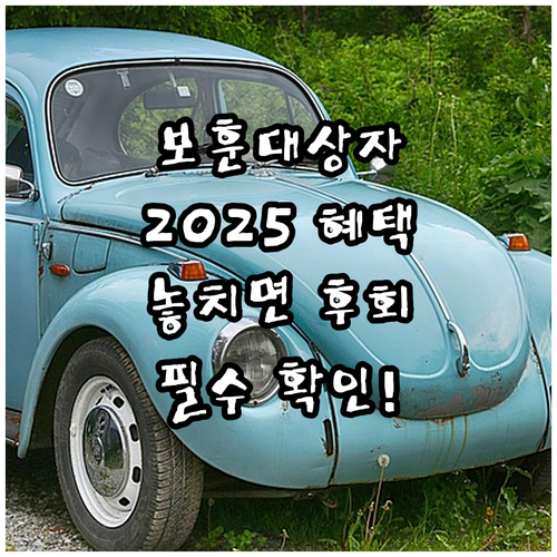 2025 대전 국가보훈대상자 위문 혜..