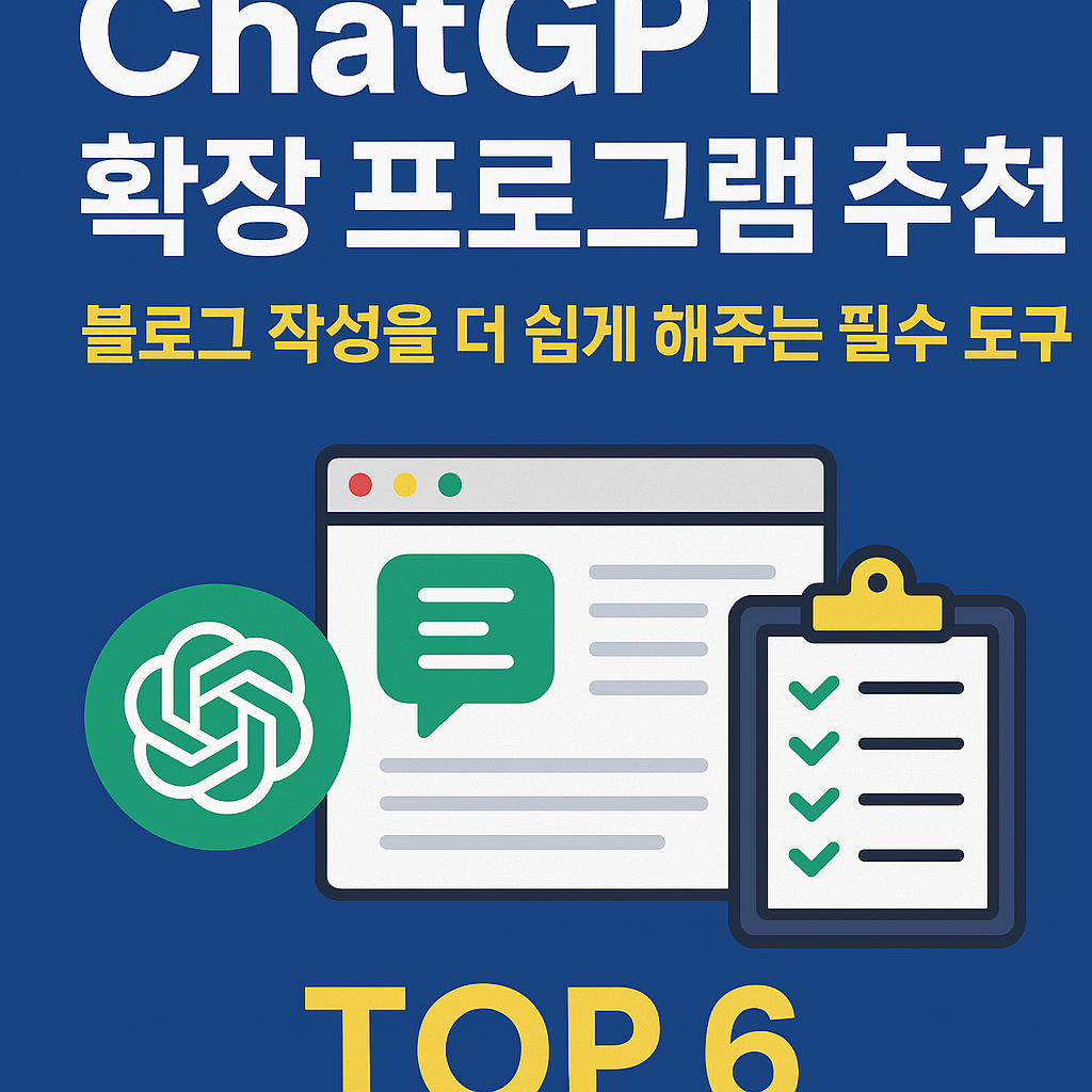 ChatGPT 확장 프로그램 추천