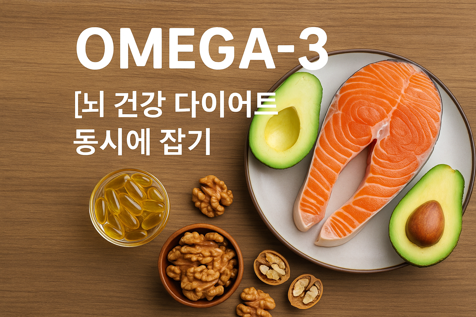 오메가3 섭취법, 뇌 건강과 다이어트 동시에 잡기