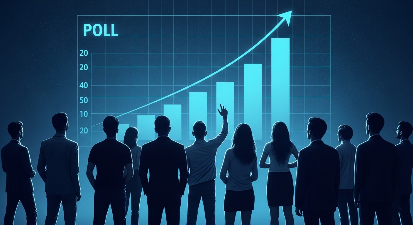 실시간 선거 여론조사 수치와 지지율 변화 순위표