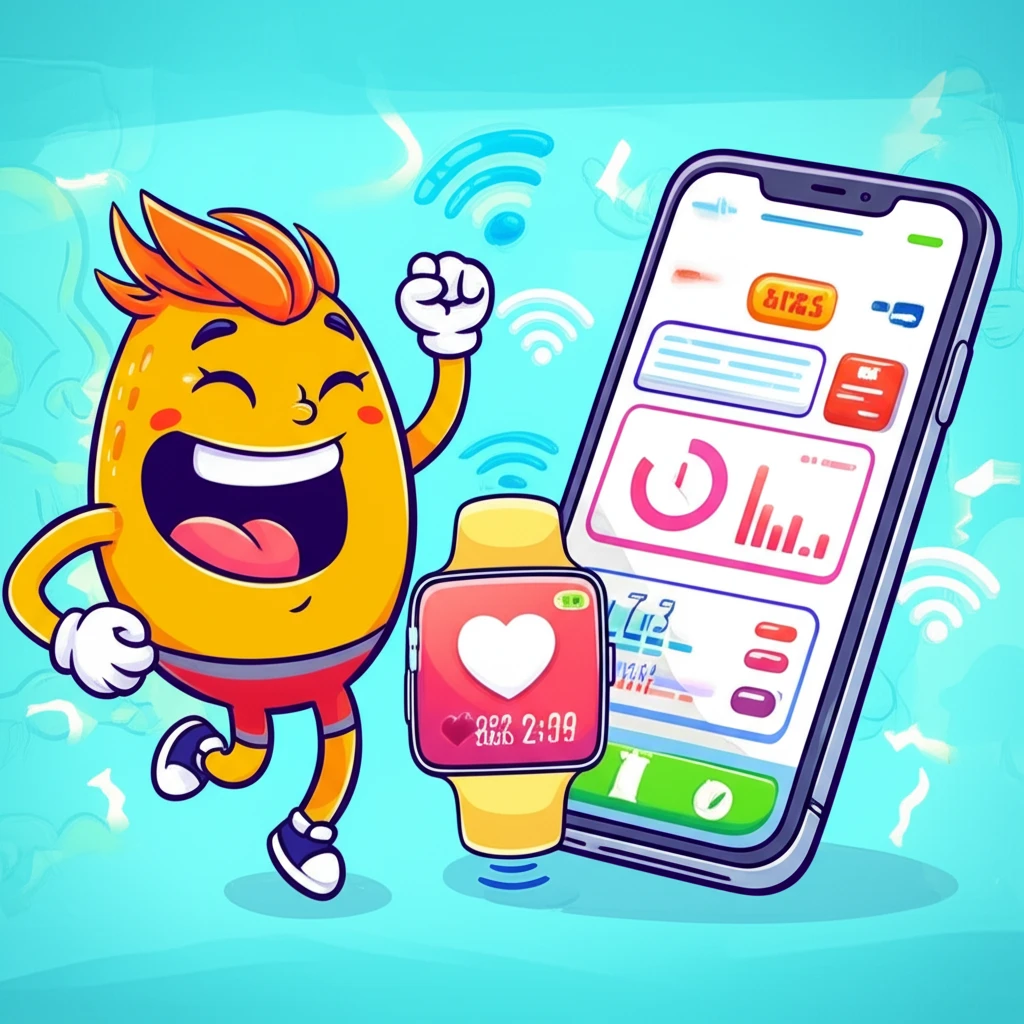 스마트워치 운동 데이터 효과적인 연동..