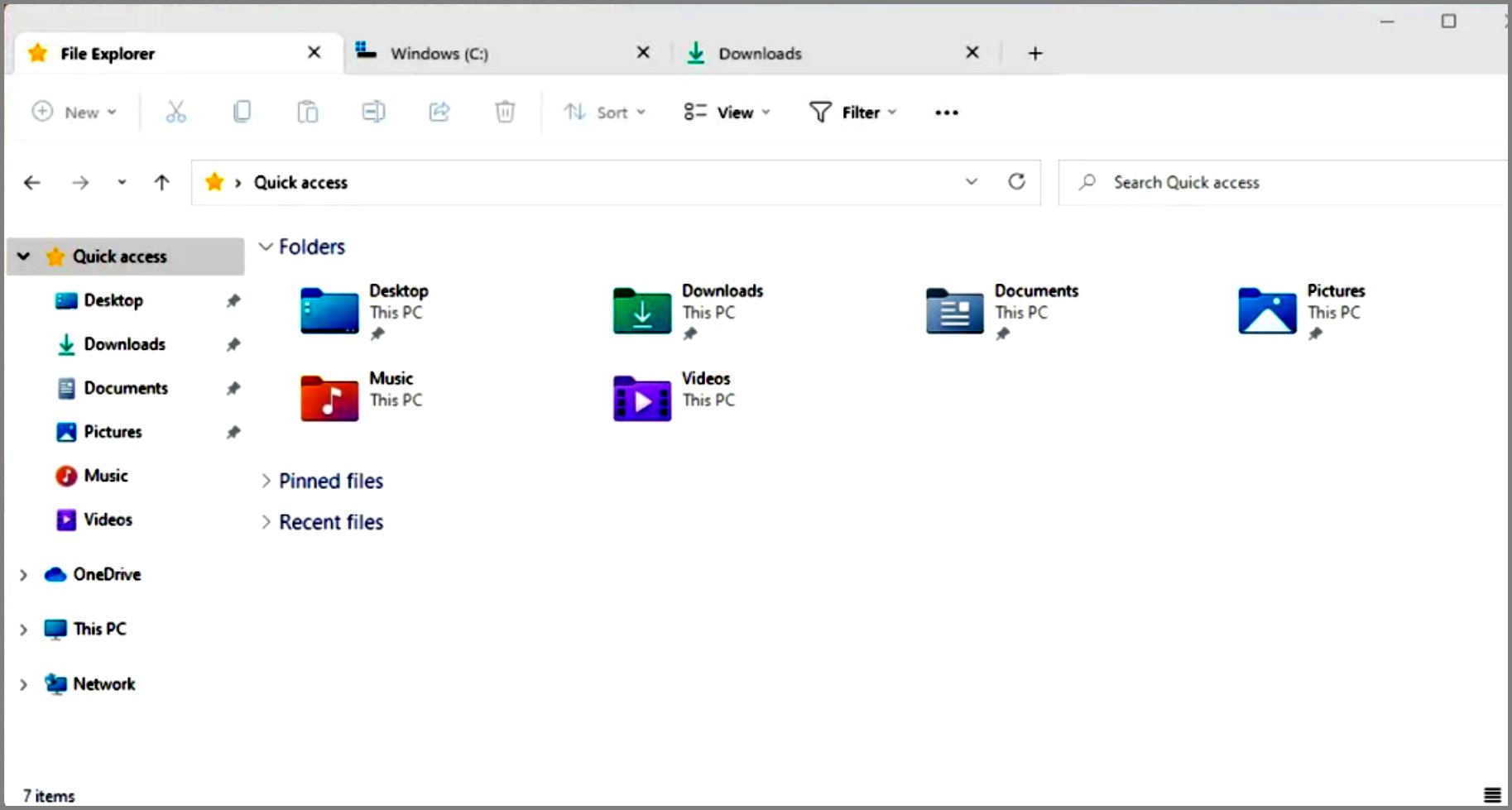 Windows 11 파일 탐색기