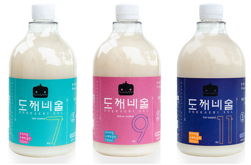 도깨비양조장-도깨비술-수제막걸리3종