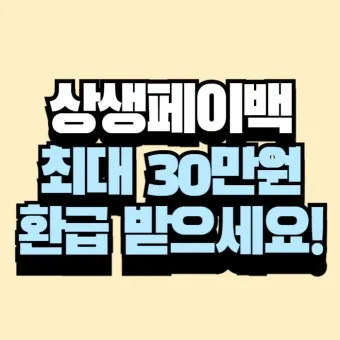 상상페이백 신청방법 환급 최대 30만 원 받기에 대한 이벤트가이드_17