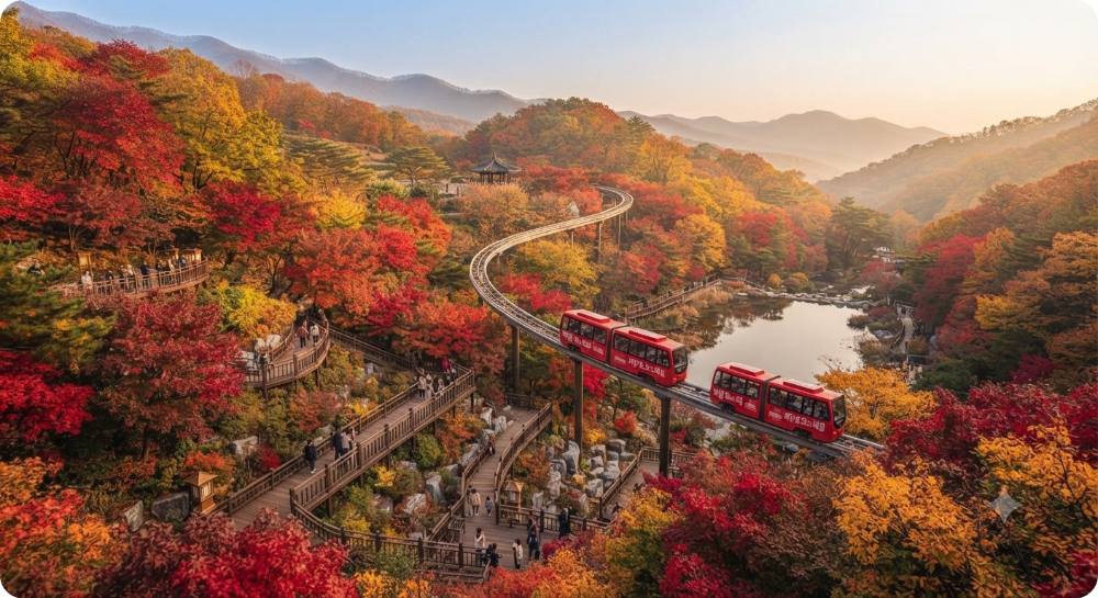 화담숲 입장료 할인&middot;모노레일 예약&middot;취소표 이미지