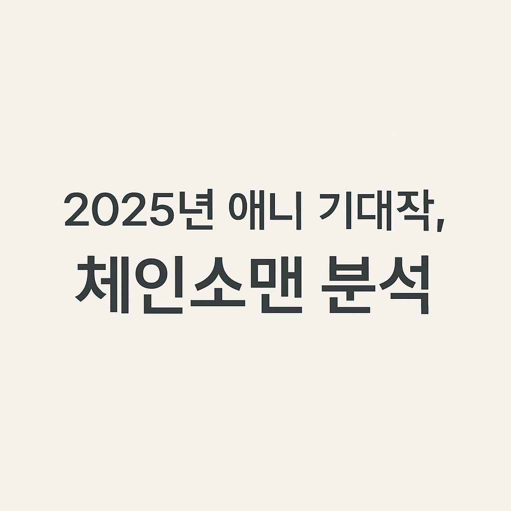 2025년 애니 기대작, 체인소맨 분석