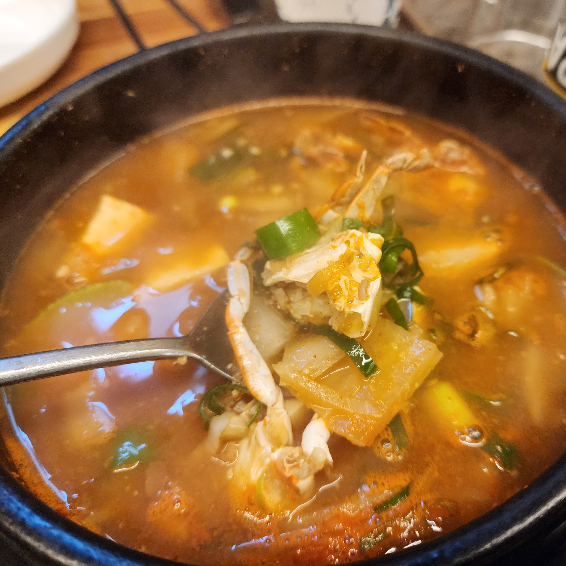 부산 갈비가 참 맛있다 된장찌개