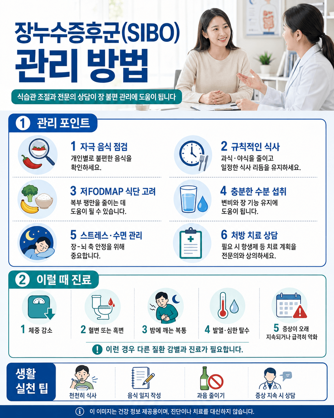 장누수증후군 관리방법