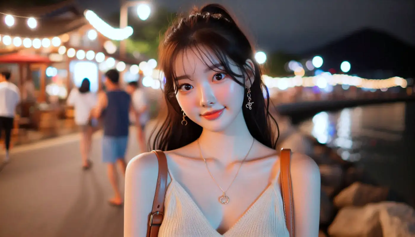 하나은행-트래블로그-환전을-알아보는-여성의-모습