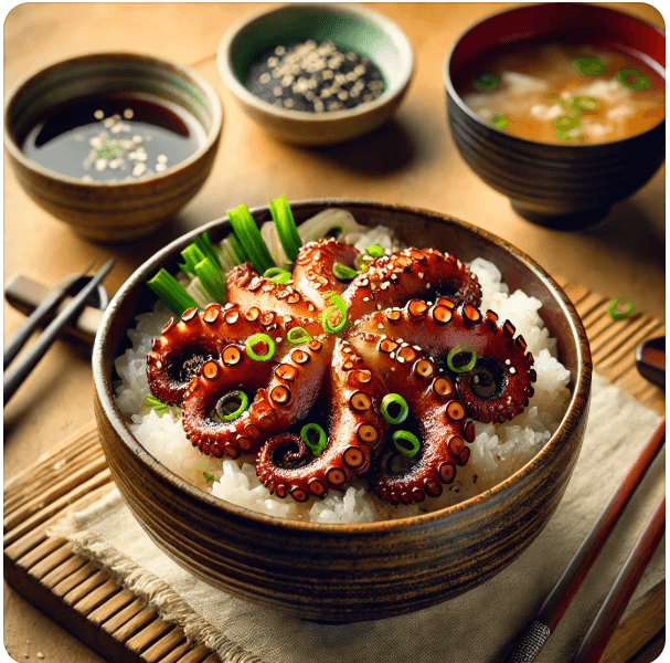 봄 제철 쭈꾸미 데리야끼 덮밥 소스2