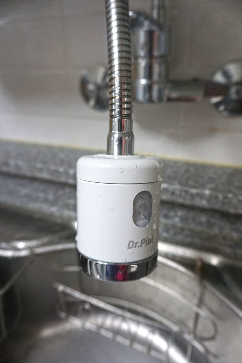 필터 변색 확인 가능