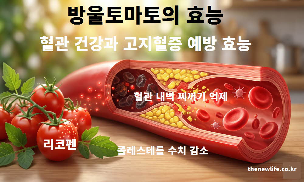방울토마토 효능 혈관 건강 고지혈증 예방