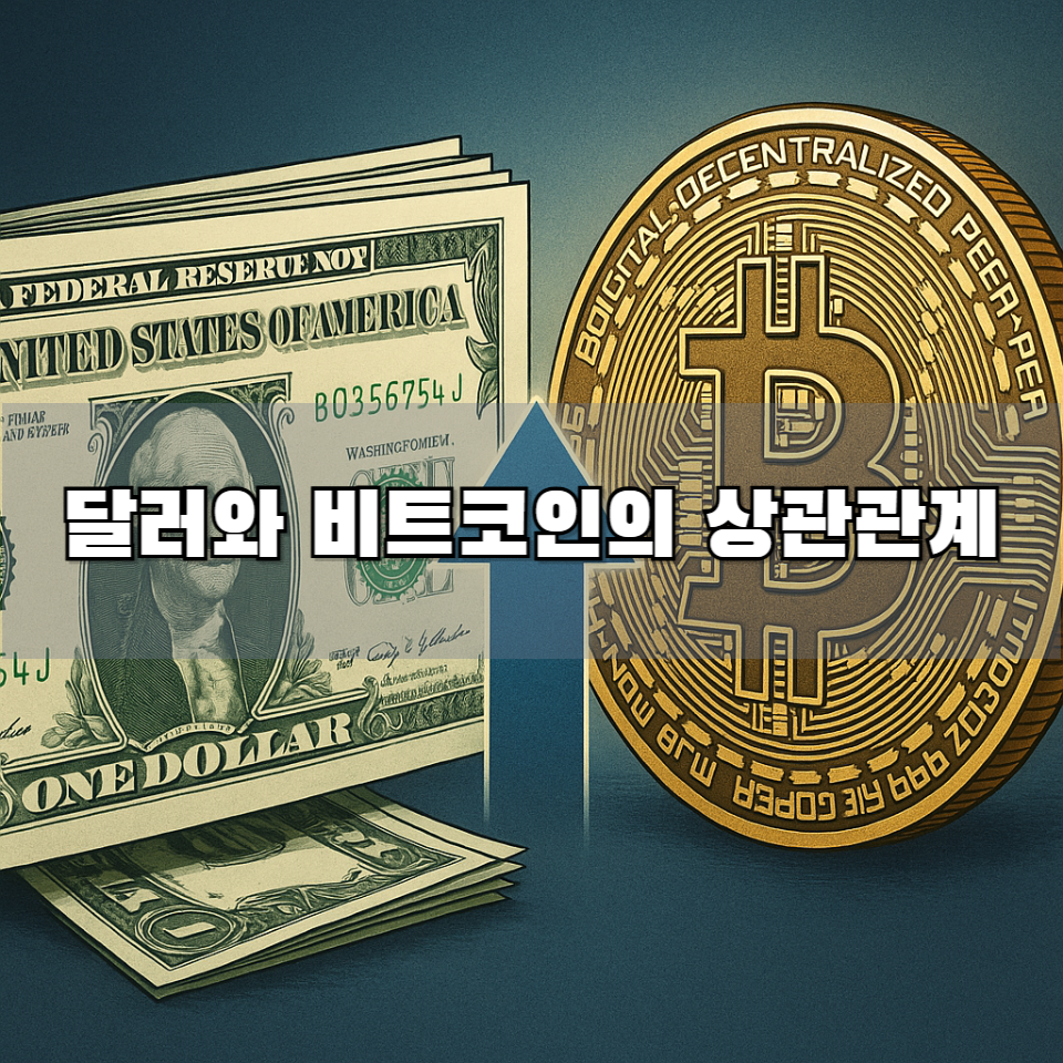 달러와 비트코인의 상관관계