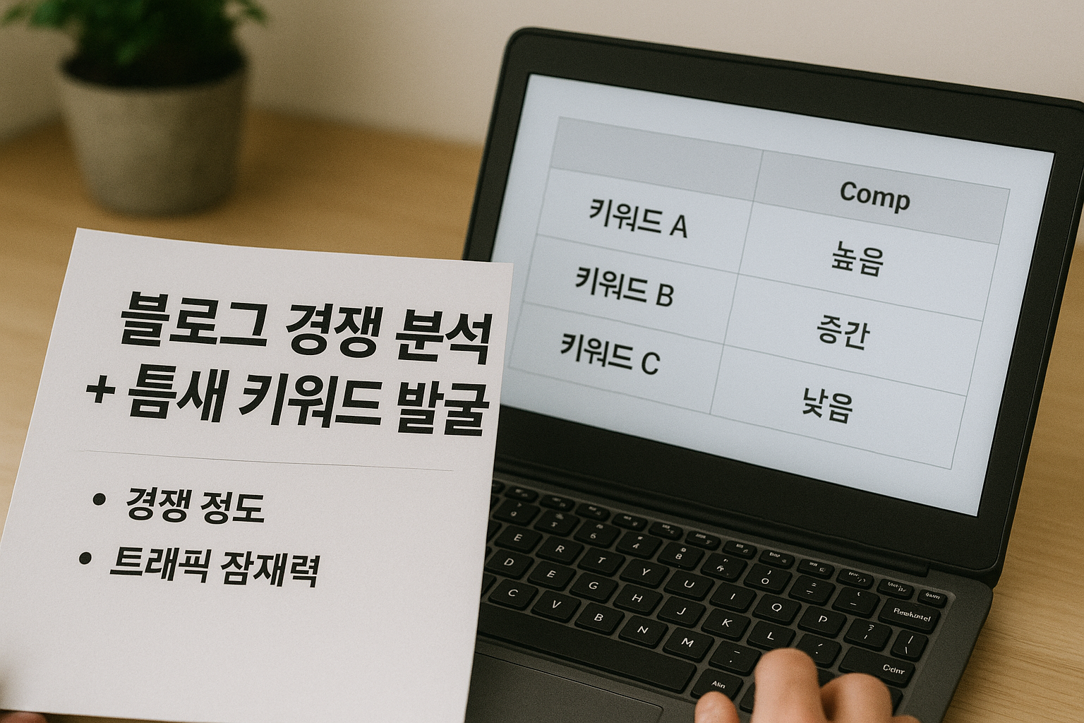 블로그 경쟁 분석 + 틈새 키워드 발굴 방법 관련 이미지