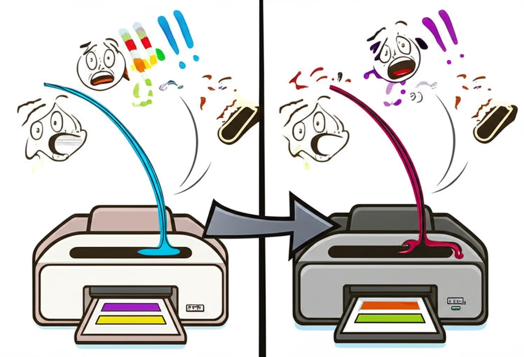 셀프 무한잉크 충전, 실패 없이 성공