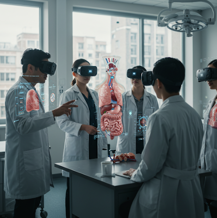 건강 정보 VR/AR 기술 활용, 의료 교육 & 훈련 콘텐츠 개발 관련 사진