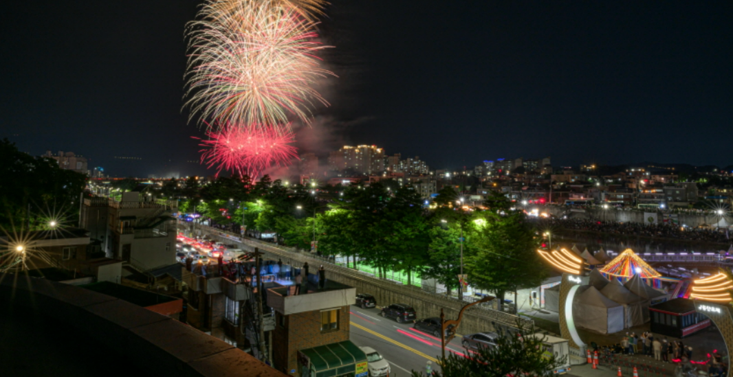 2024 강릉단오제 불꽃놀이 사진 이미지