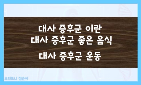 대사 증후군 이란 사진