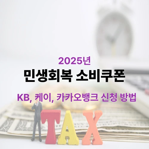 민생회복 소비쿠폰 신청 방법