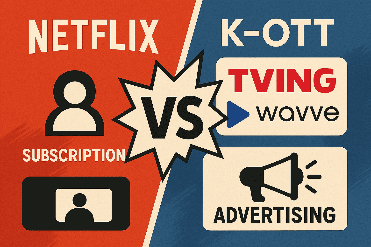 티빙-웨이브 합병 승인, 넷플릭스 대항마로서 K-OTT 등장과 투자 전망