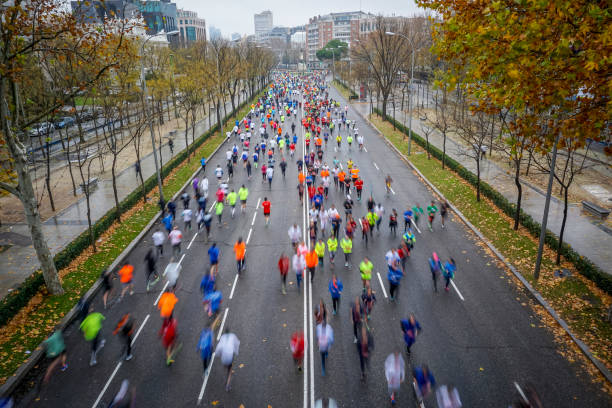 비오는 날의 마라톤